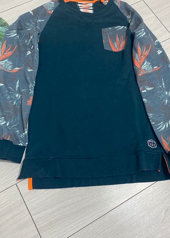 Erkek Çocuk Kısa Kollu Örme Streetwear Kazak - Görsel 2