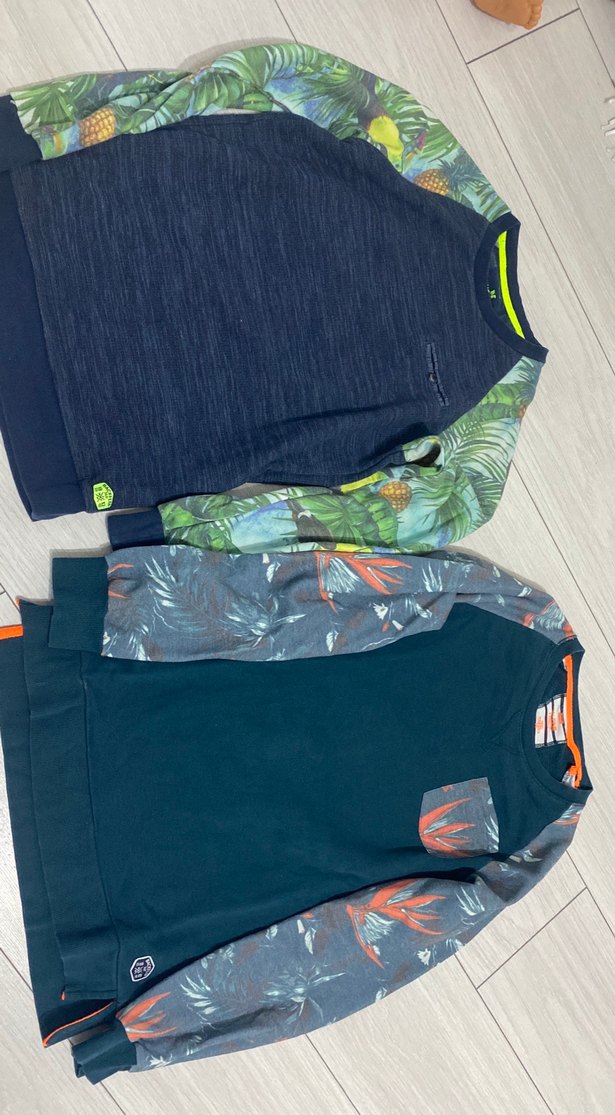 Erkek Çocuk Kısa Kollu Örme Streetwear Kazak - Görsel 4