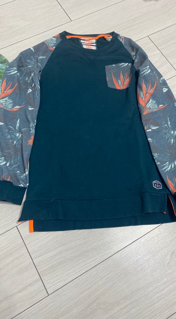 Erkek Çocuk Kısa Kollu Örme Streetwear Kazak - Görsel 2