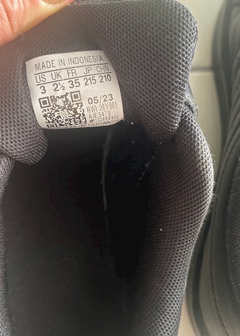 Erkek Çocuk Siyah Cırtlı Spor Ayakkabı - Görsel 5