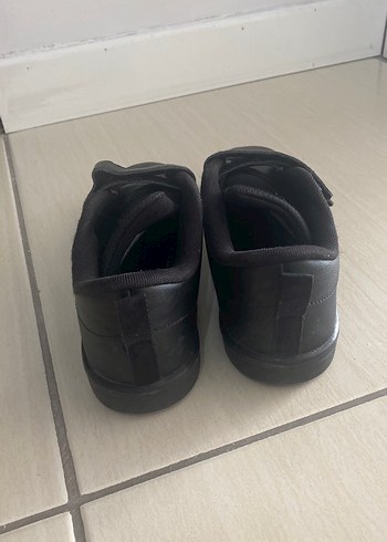 Erkek Çocuk Siyah Cırtlı Spor Ayakkabı - Görsel 4