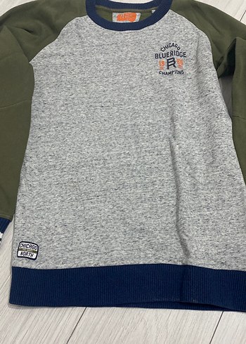 Gri Erkek Çocuk Uzun Kollu Sweatshirt - Görsel 2