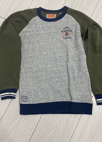 Gri Erkek Çocuk Uzun Kollu Sweatshirt - Görsel 3