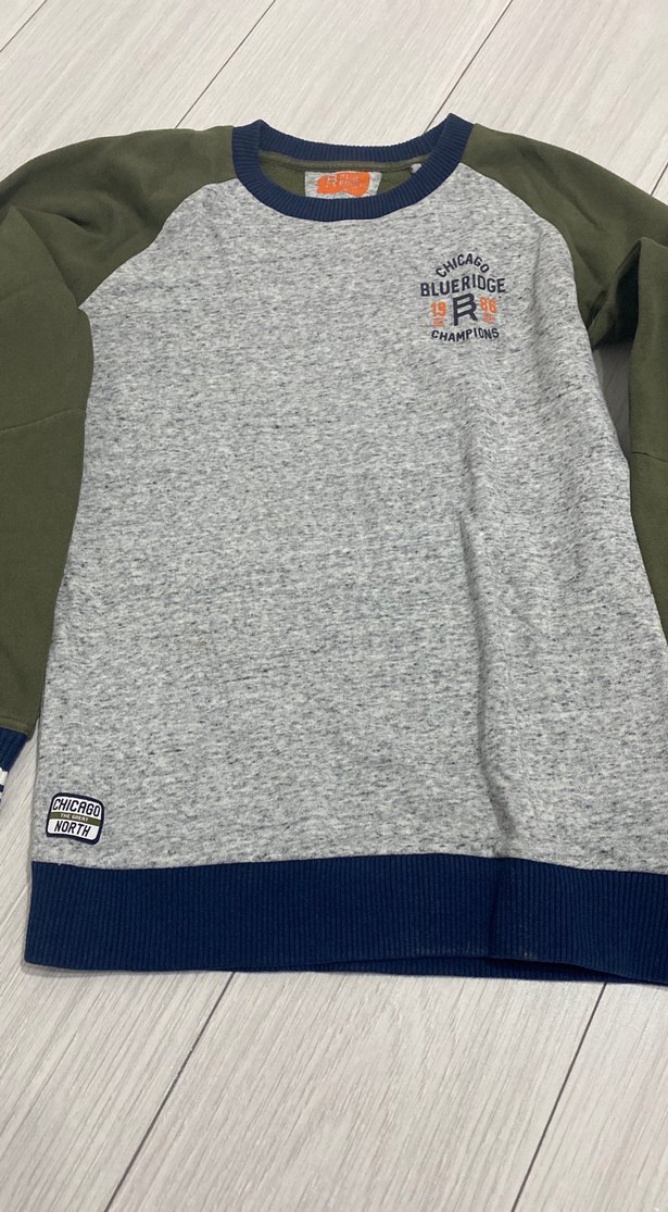 Gri Erkek Çocuk Uzun Kollu Sweatshirt - Görsel 2