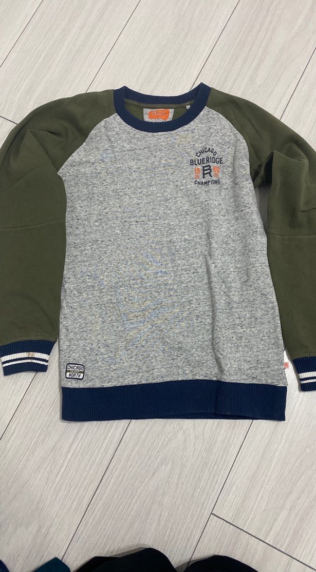 Gri Erkek Çocuk Uzun Kollu Sweatshirt - Görsel 3