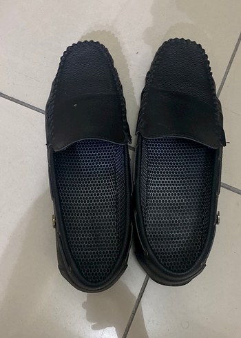 Erkek Siyah Klasik Lastik Ayakkabı - Görsel 4