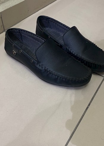 Erkek Siyah Klasik Lastik Ayakkabı - Görsel 2