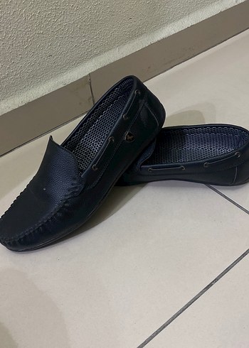 Erkek Siyah Klasik Lastik Ayakkabı - Görsel 3