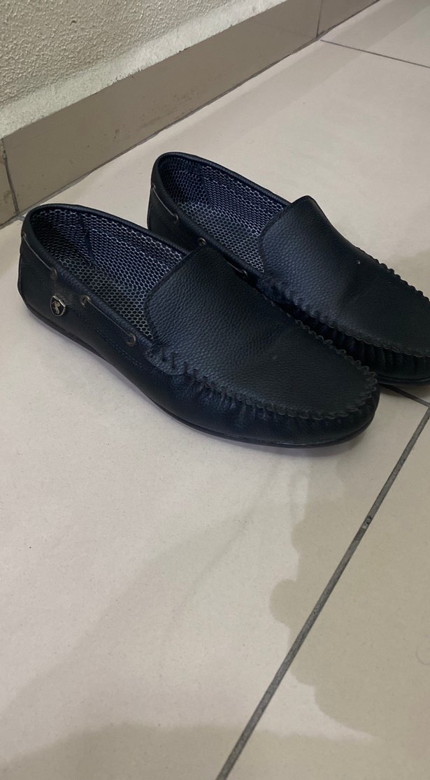 Erkek Siyah Klasik Lastik Ayakkabı - Görsel 2