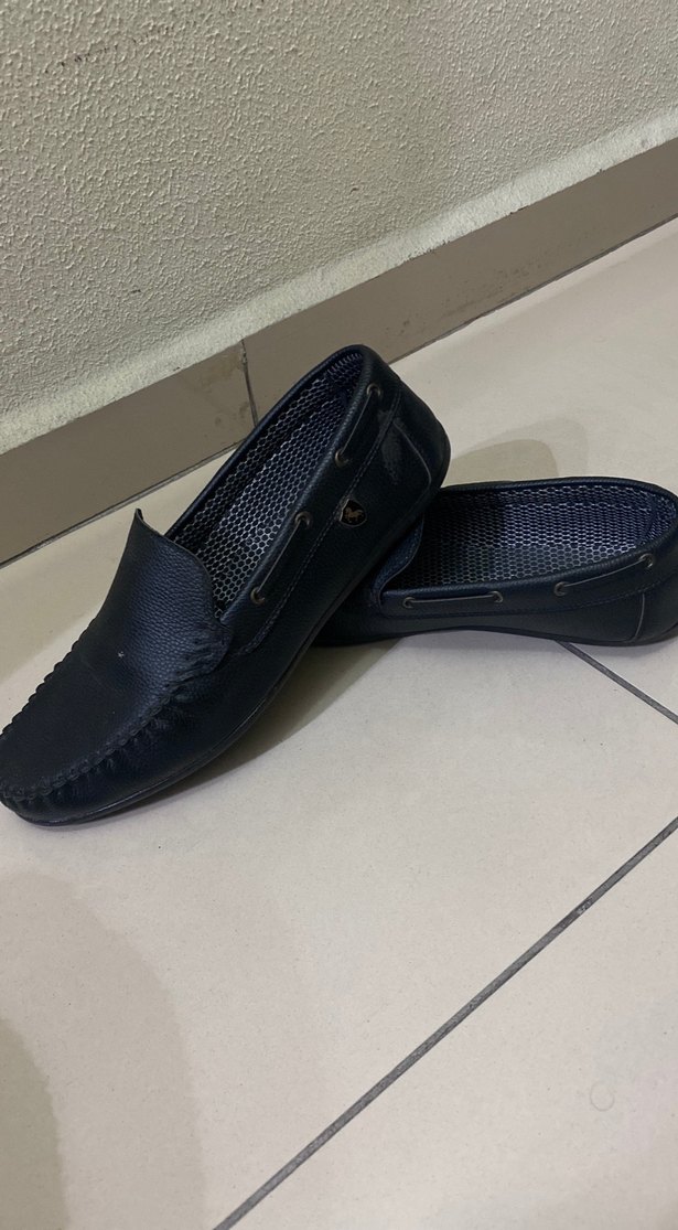 Erkek Siyah Klasik Lastik Ayakkabı - Görsel 3