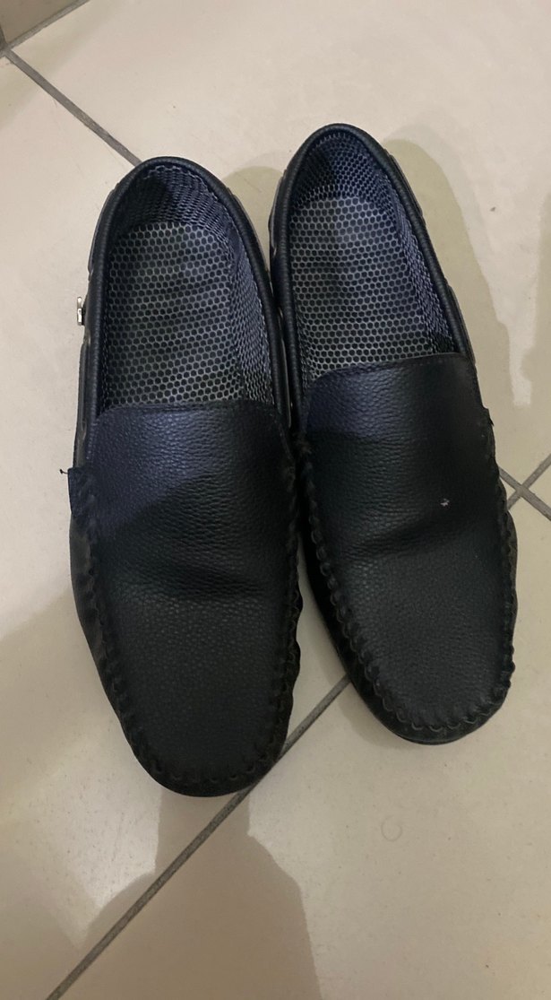 Erkek Siyah Klasik Lastik Ayakkabı - Görsel 5