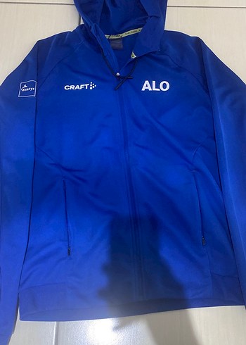 Mavi Kapüşonlu Erkek Spor Sweatshirt - Görsel 3