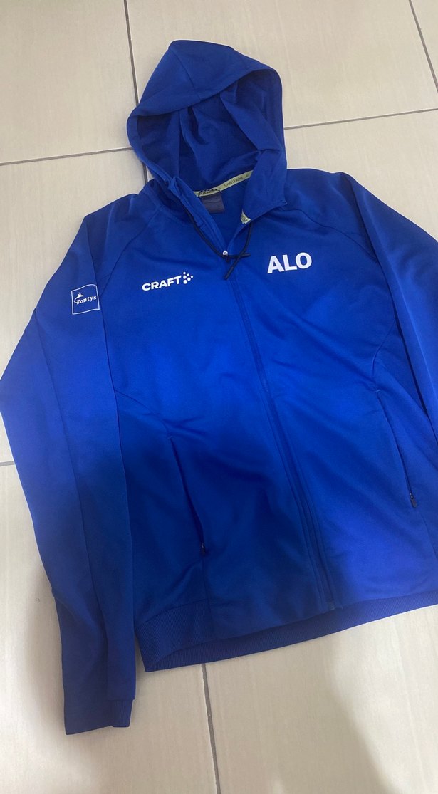 Mavi Kapüşonlu Erkek Spor Sweatshirt - Görsel 2