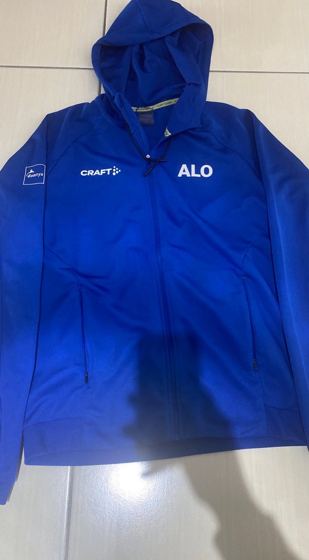 Mavi Kapüşonlu Erkek Spor Sweatshirt - Görsel 3