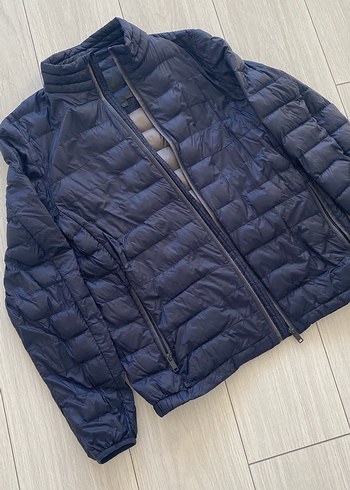 Fermuarlı Lacivert Erkek Mont - Görsel 2