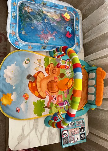  Renkli Bebek Oyun Matı time time kartları ve Havuz
