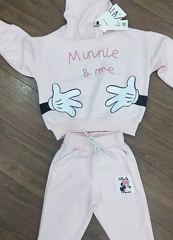 Zara Minnie Mouse sweat takım 