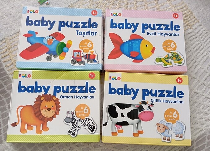 Baby puzzle 4 lü set