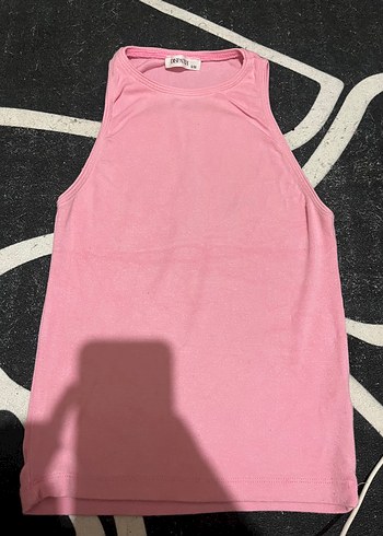 Diğer Acik Pembe Kolsuz Basic Atlet