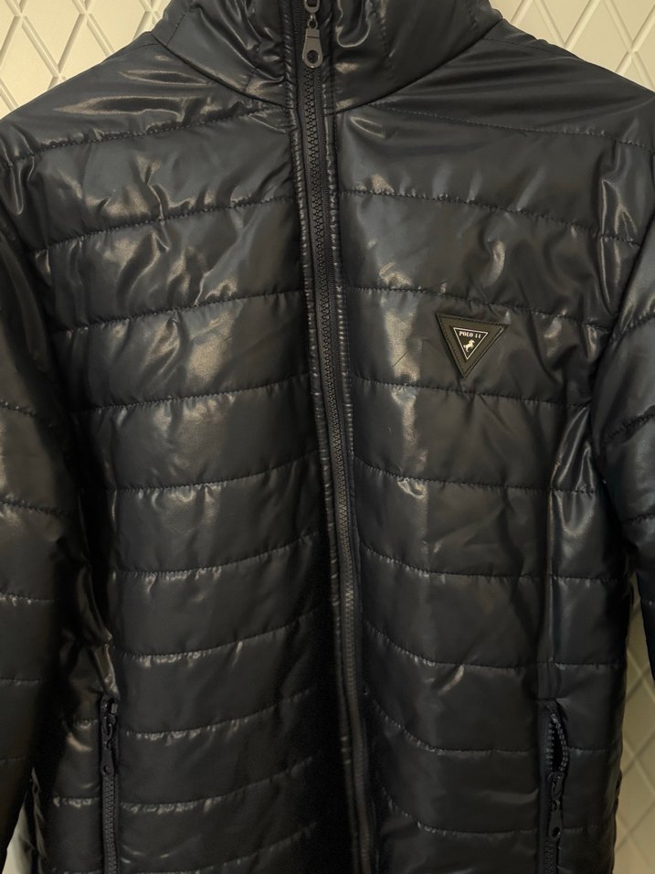 Polo Laciverti Parlak Kadın Kışlık Ceket - Görsel 2