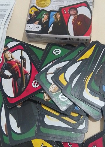 Harry Potter Temalı Çok Renkli UNO Kart Oyunu - Görsel 2