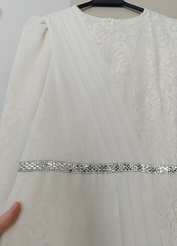 Tesettür nikah elbisesi