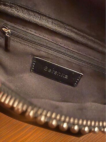 Beden Siyah Bershka bel çantası