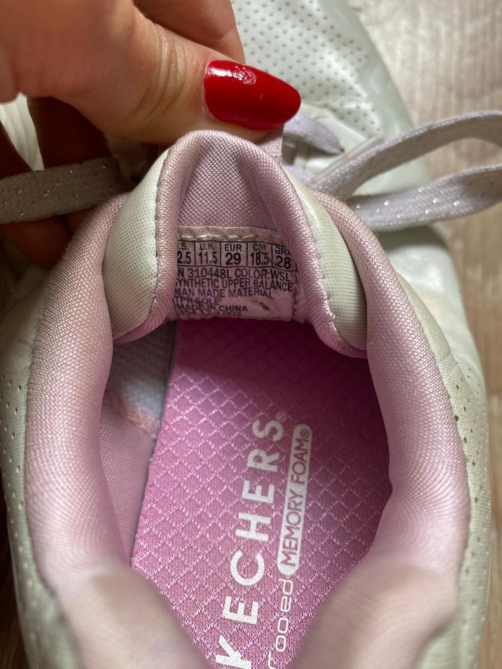 Beyaz Bağcıklı Spor Ayakkabı - Görsel 3