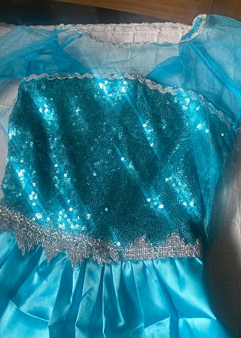 Mavi elsa Çocuk Kostümü - Görsel 2