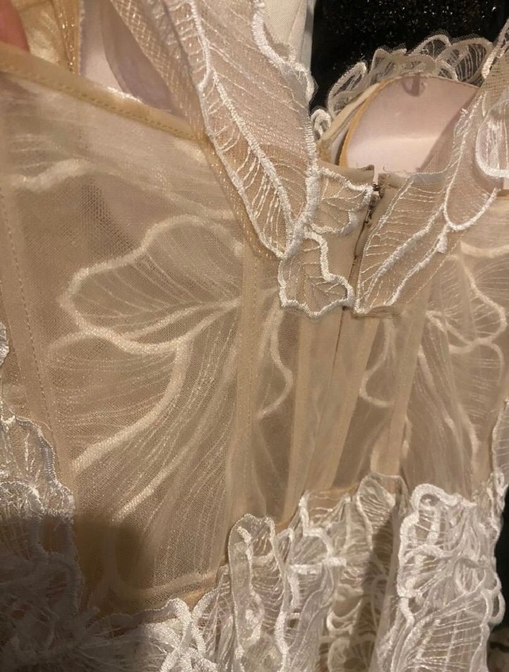 Dantel İşlemeli Mini Elbise - Görsel 5