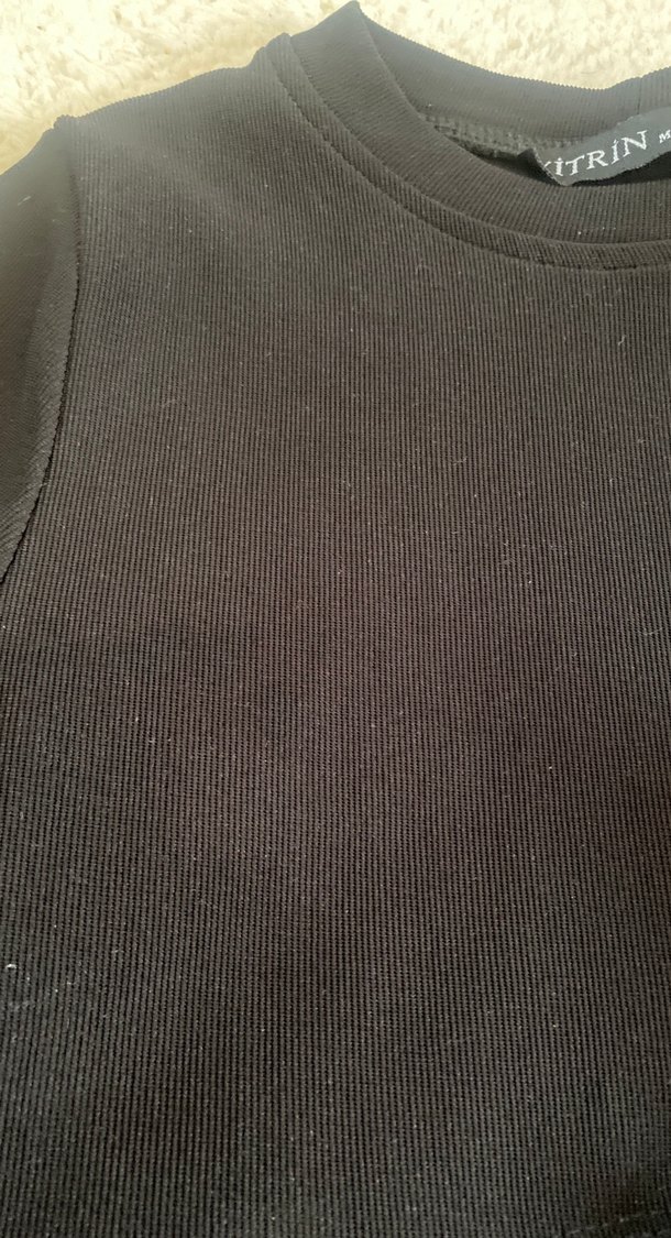 Siyah Uzun Kollu body - Görsel 3