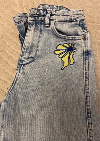 Kız çocuk kot ve bluz takım - Görsel 2