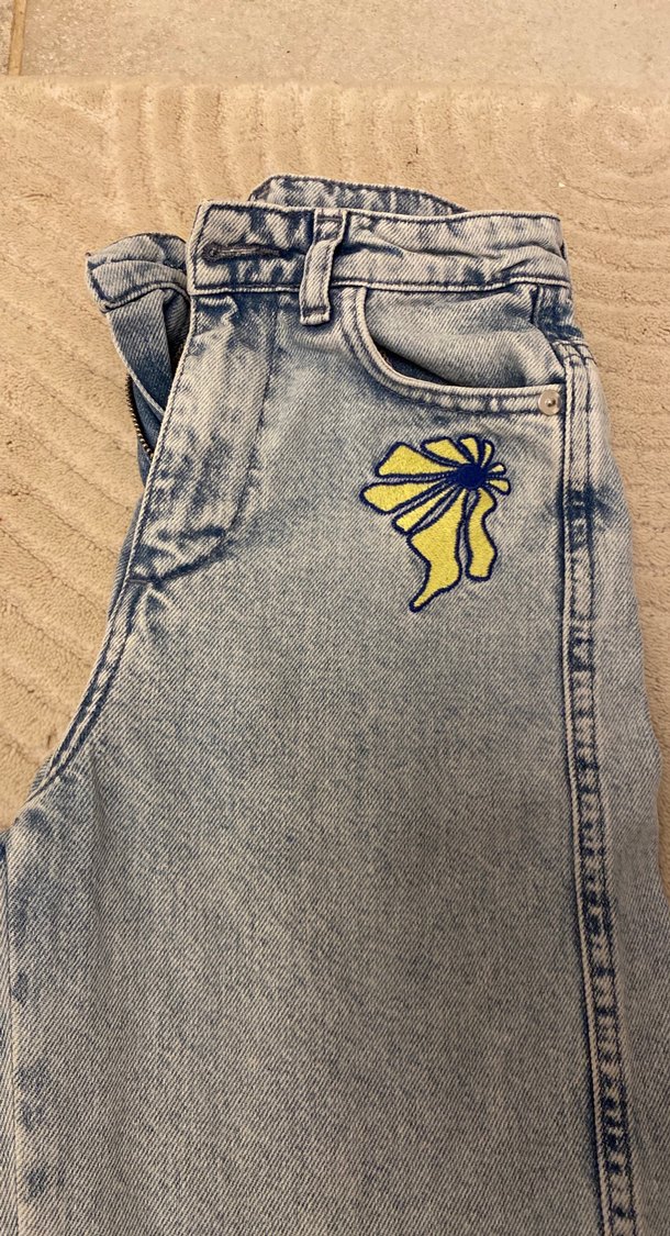 Kız çocuk kot ve bluz takım - Görsel 2