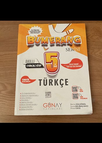 Bumerang Serisi 5. Sınıf Türkçe Etkinlik Kitabı