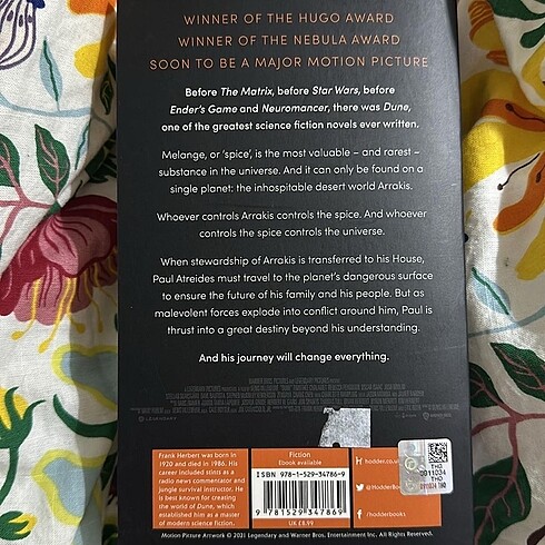 Dune 1.Kitap ingilizce baskı