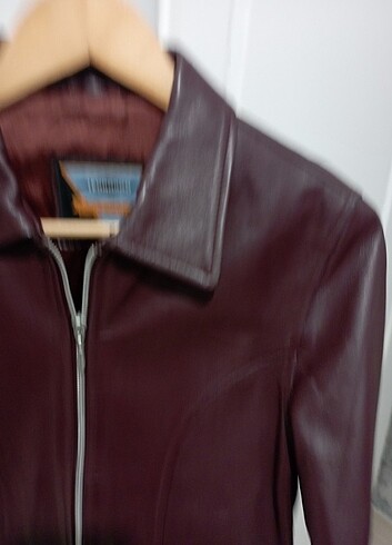 xs Beden bordo Renk Deri ceket