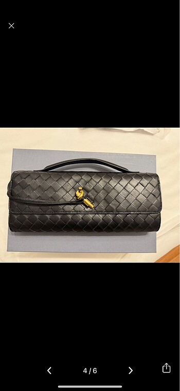 Beden siyah Renk İthal Bottega Venetta clutch