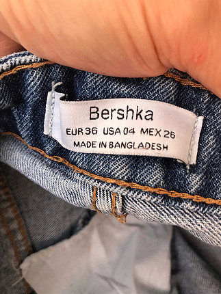 Bershka bershka mom jeans kot pantolon