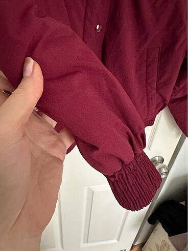 Pull and Bear Bordo mürdüm bomber ceket mont zara bershka mango pull and bear 