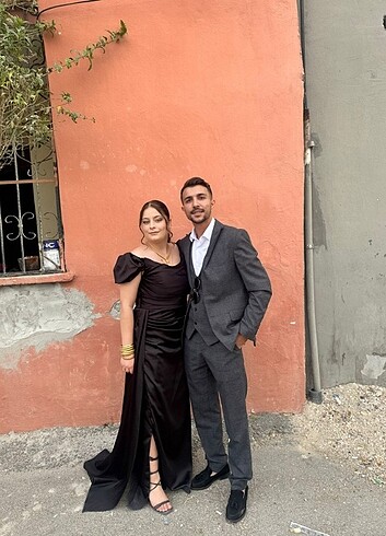 Diğer Siyah uzun kuyruklu elbise