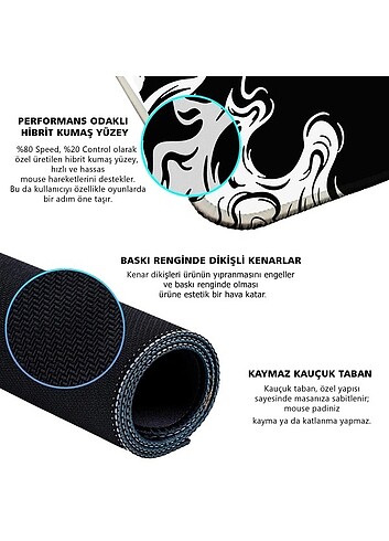 Porge  90x40 Dragon Gaming Mouse Pad - Görsel 5