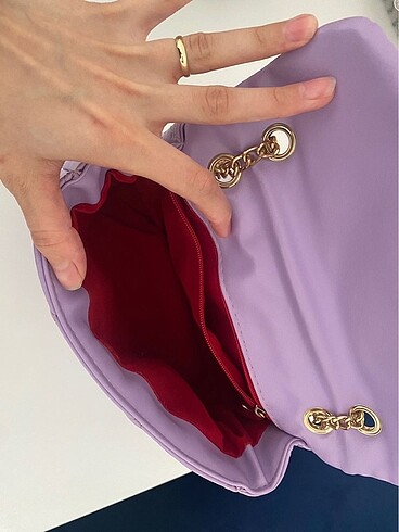 Mor çanta - Görsel 3