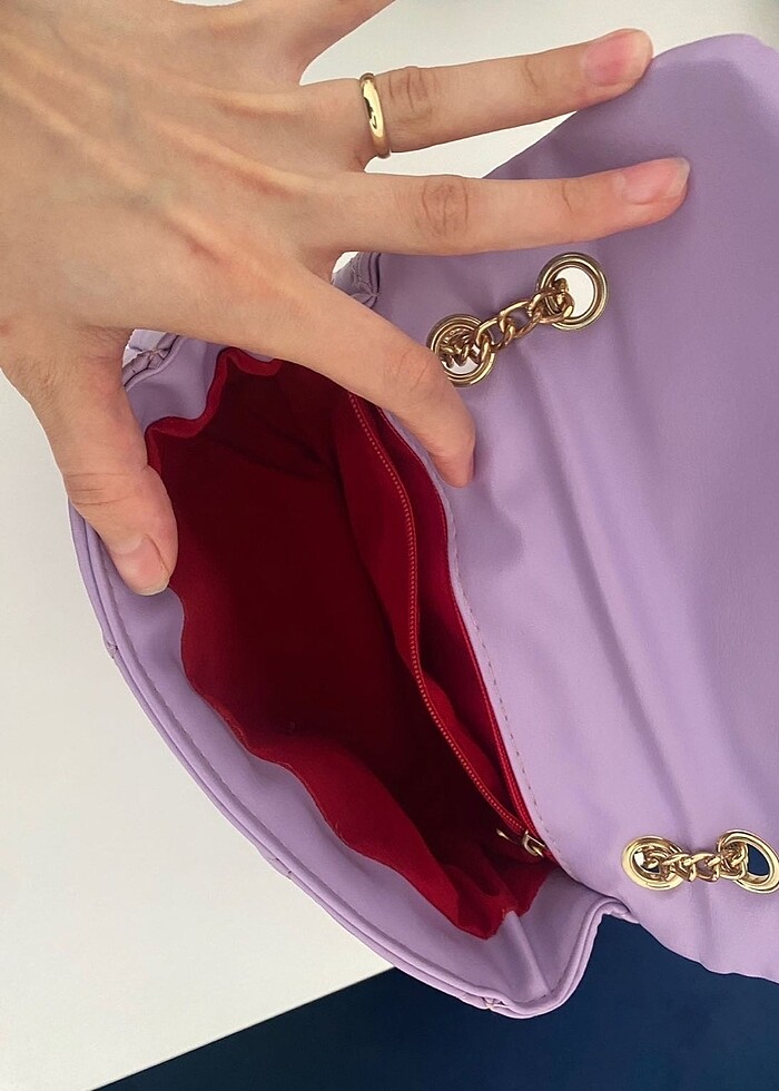 Mor çanta - Görsel 3