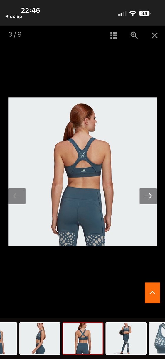 Mavi Mini Atletik Spor Büstiyer - Görsel 2