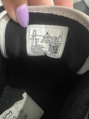 38,5 Beden Jordan 38.5 KADIN AYAKKABI