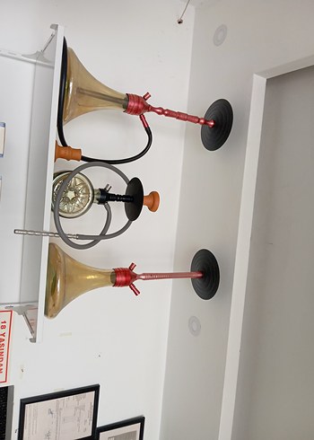 Kırmızı Nargile Seti ve Aksesuarları