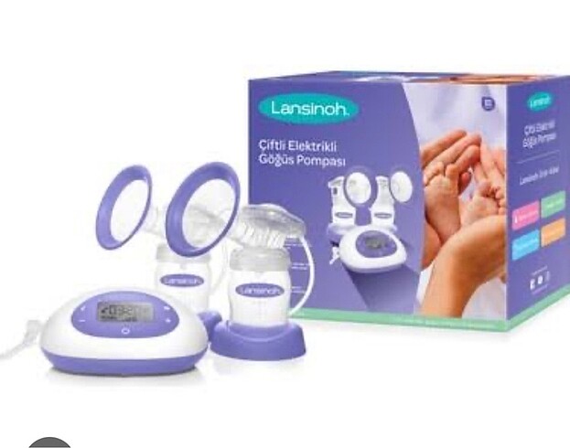  Beden Renk Lansinoh çiftli elektrikli süt pompası
