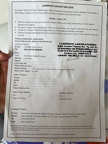  Lansinoh çiftli elektrikli süt pompası