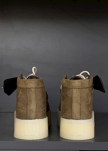 Bej Süet Kadın Dolgu Topuk Bot - Görsel 16