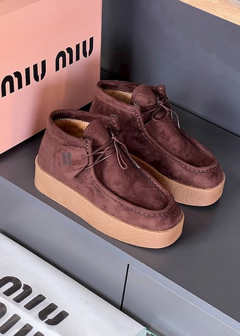 Bej Süet Kadın Dolgu Topuk Bot - Görsel 10